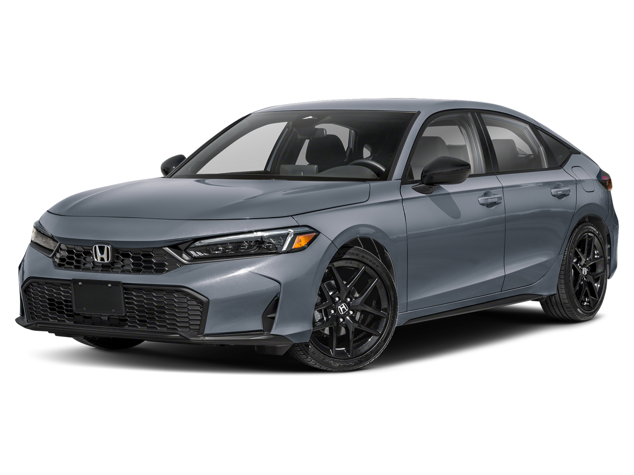 2026 Honda Civic Sport in Urban Gray Pearl — front three-quarter view