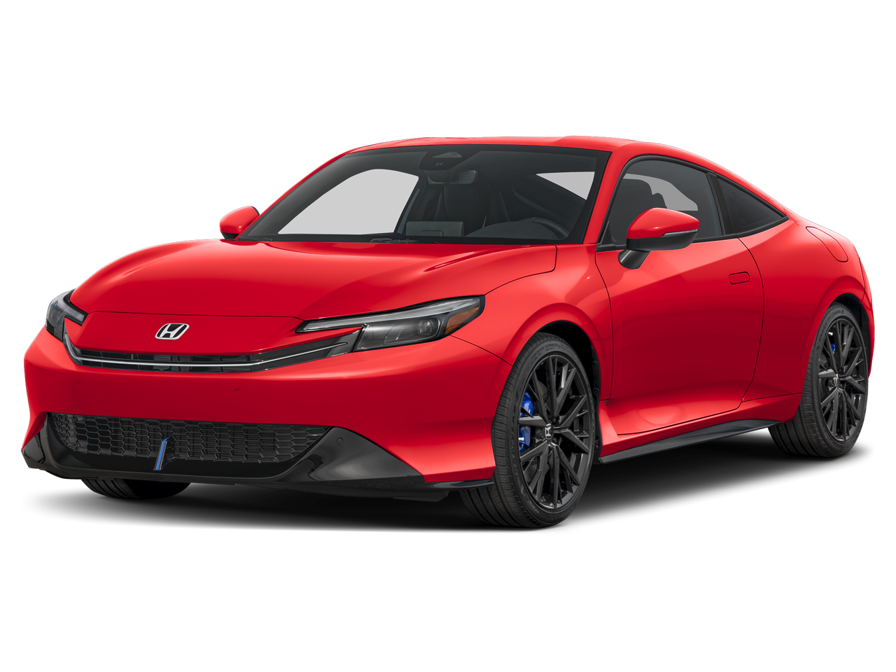 2026 Honda Prelude Hybrid in Rallye Red — front three-quarter view