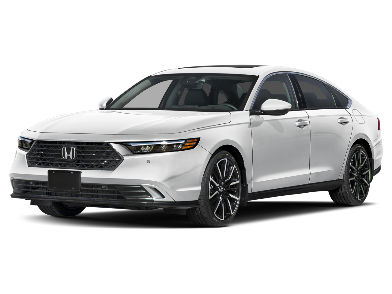 2026 Honda Accord Touring in Platinum White Pearl — front three-quarter view