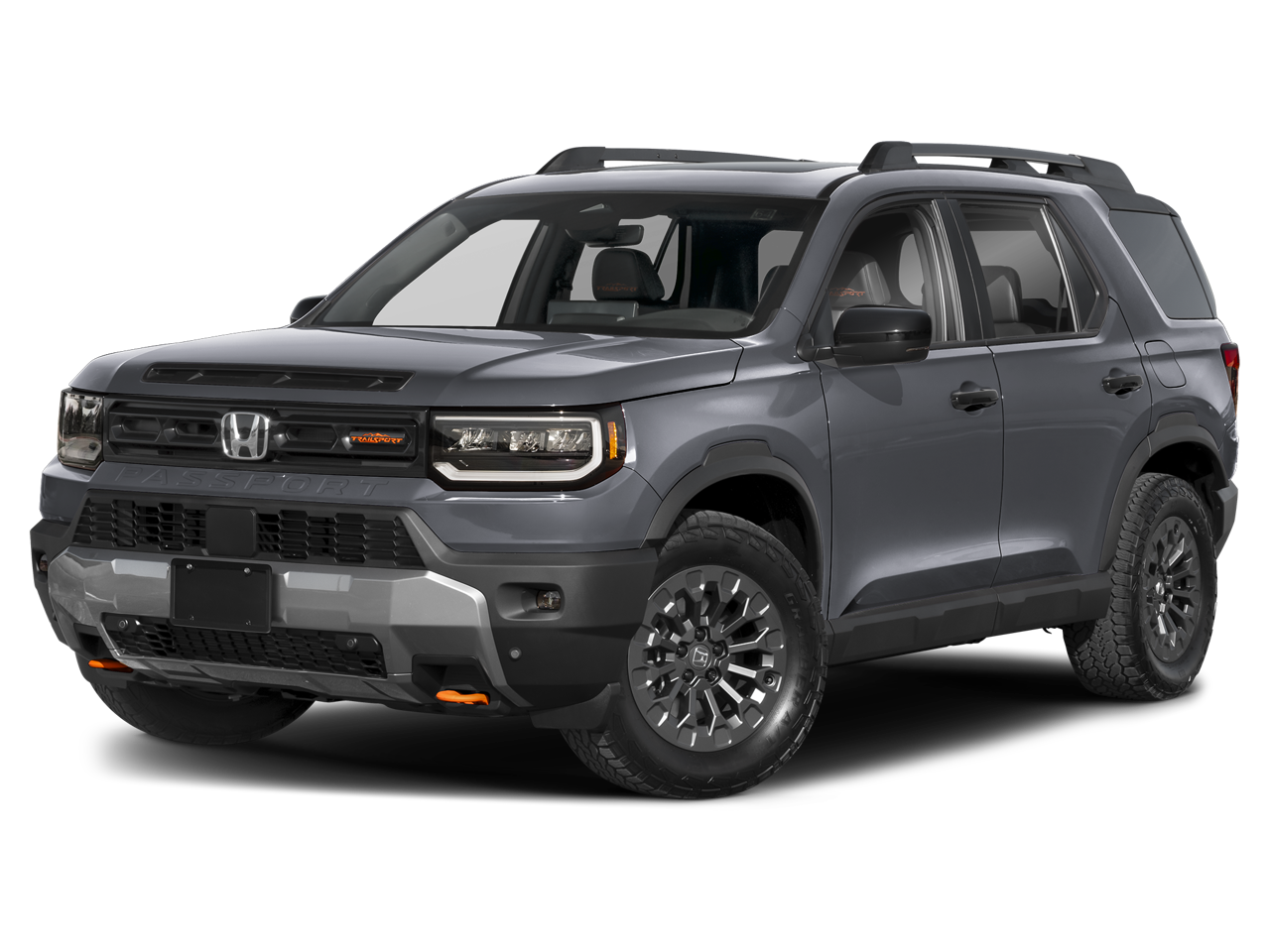 2026 Honda Passport TrailSport in Modern Steel Metallic — front three-quarter view
