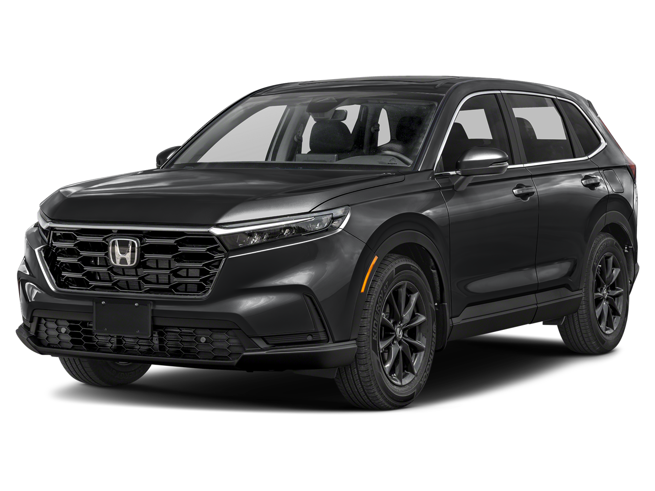 2026 Honda CR-V EX-L in Crystal Black Pearl — front three-quarter view