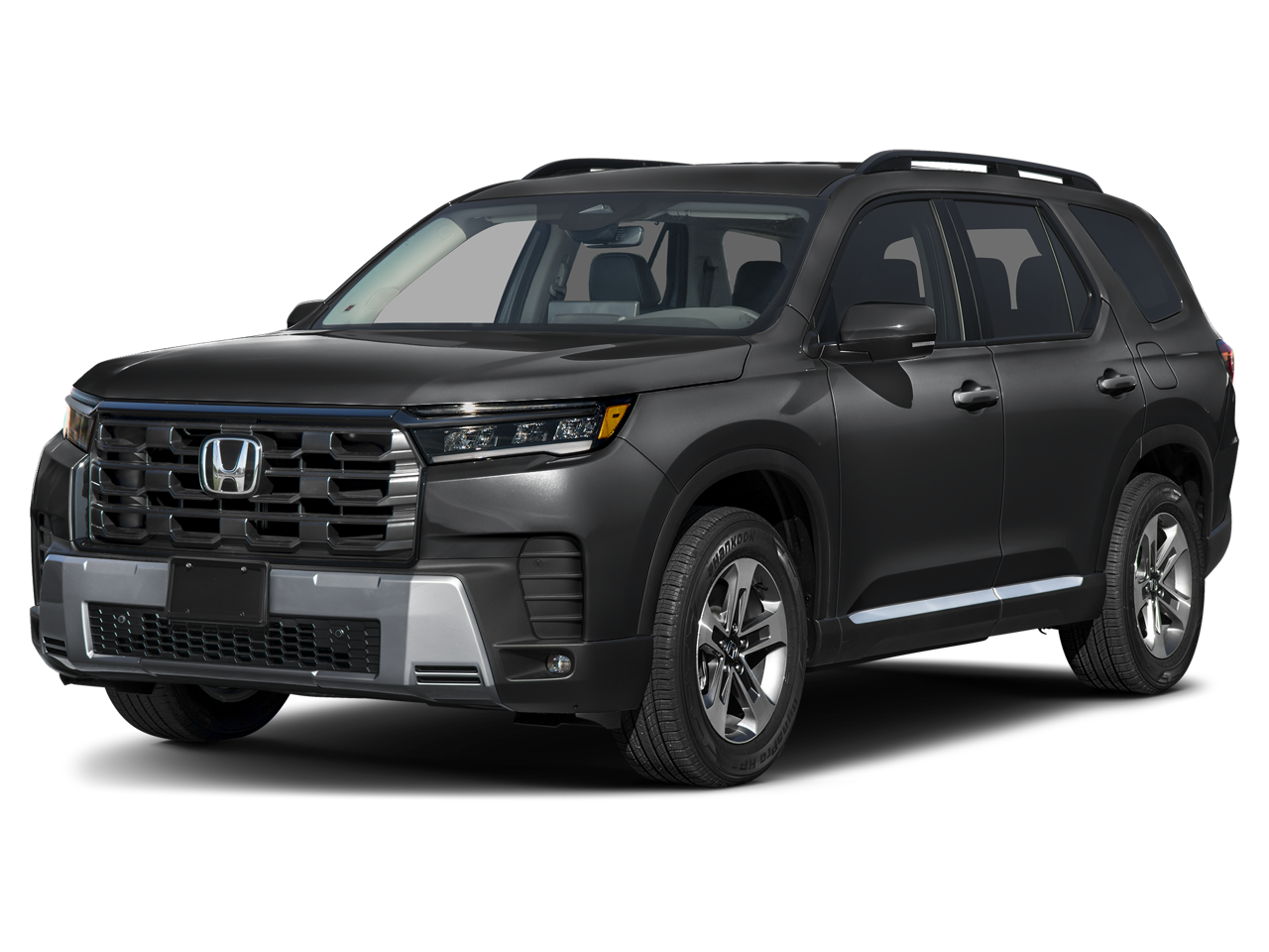 2026 Honda Pilot EX-L in Crystal Black Pearl — front three-quarter view