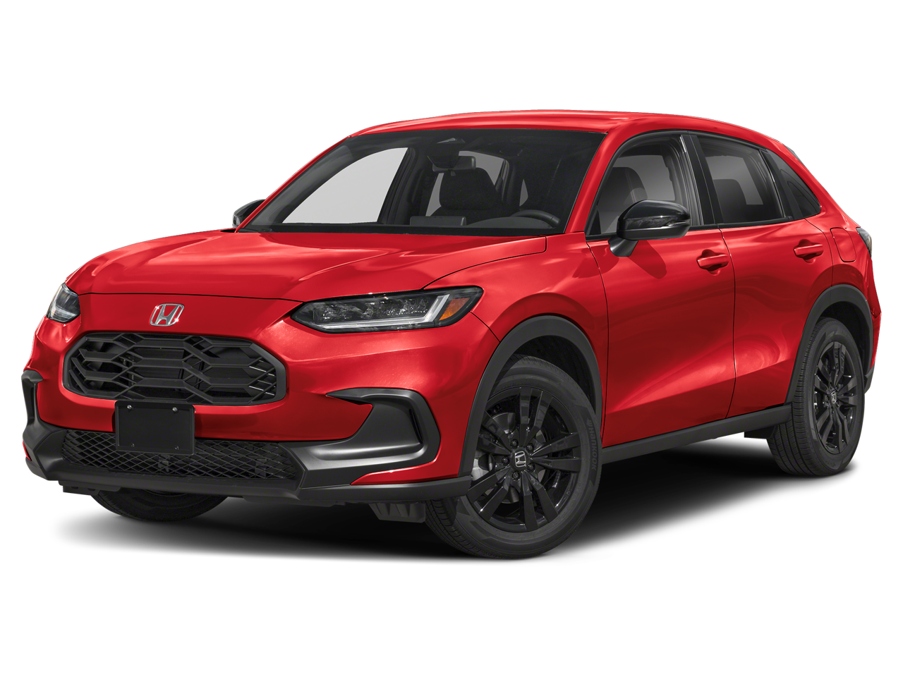 2027 Honda HR-V Sport in Milano Red — front three-quarter view