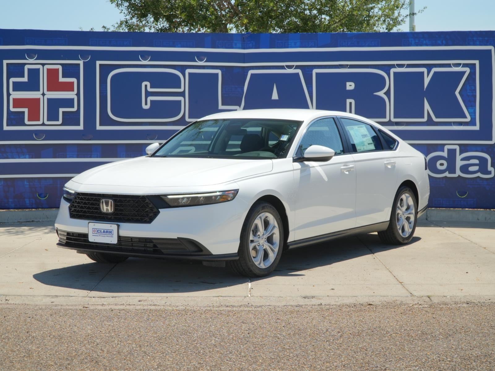 2026 Honda Accord LX in Platinum White Pearl — front three-quarter view