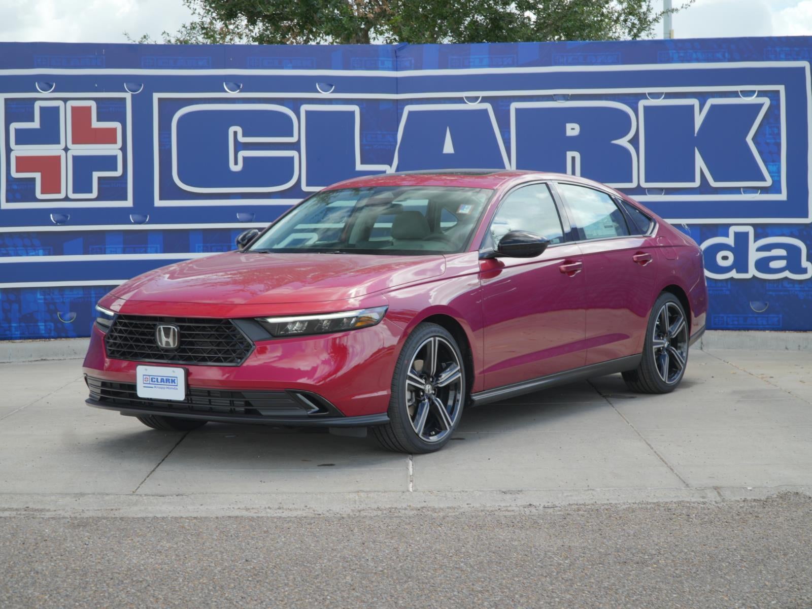2026 Honda Accord SE in Radiant Red Metallic — front three-quarter view