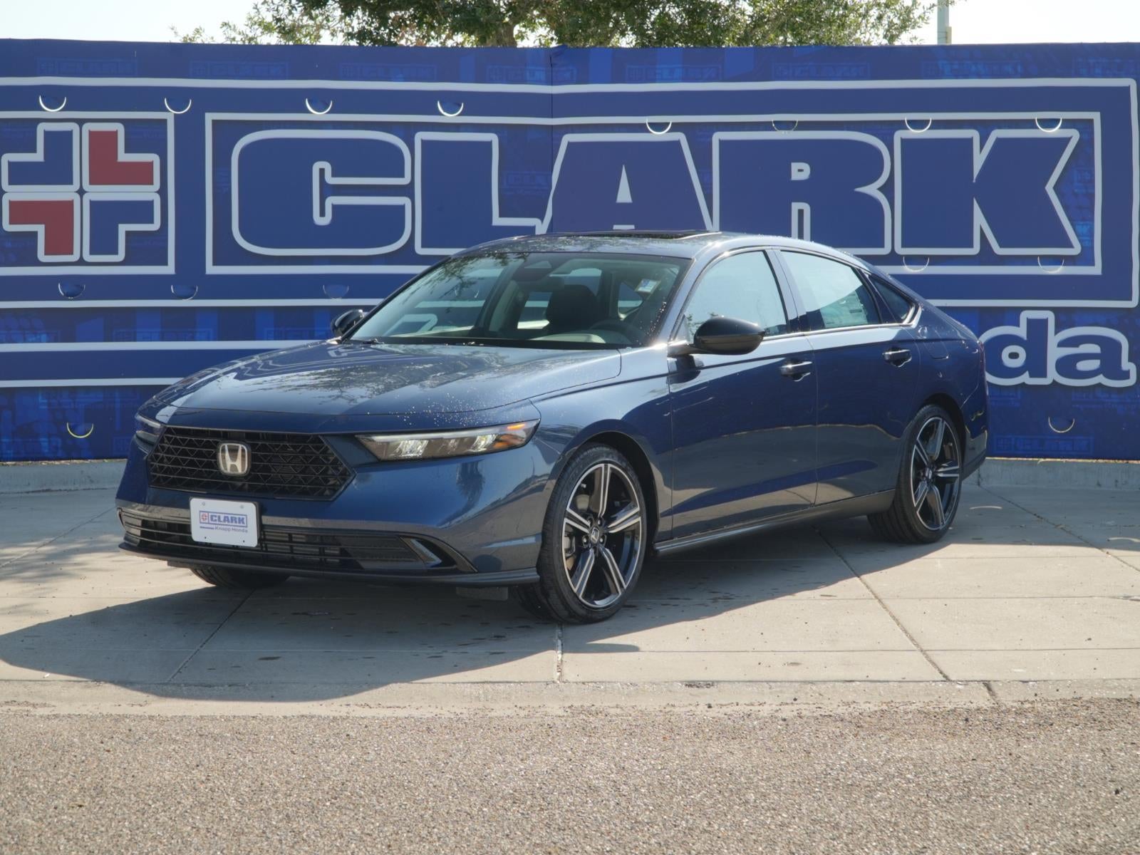 2026 Honda Accord SE in Canyon River Blue Metallic — front three-quarter view