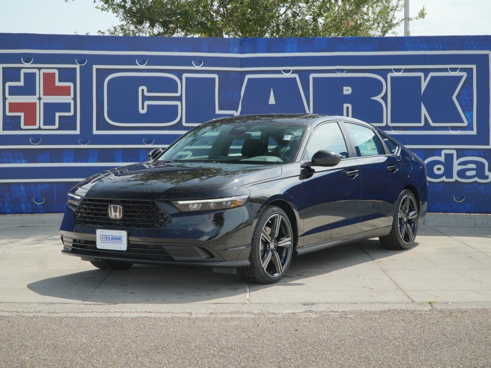 2026 Honda Accord Sport in Crystal Black Pearl — front three-quarter view