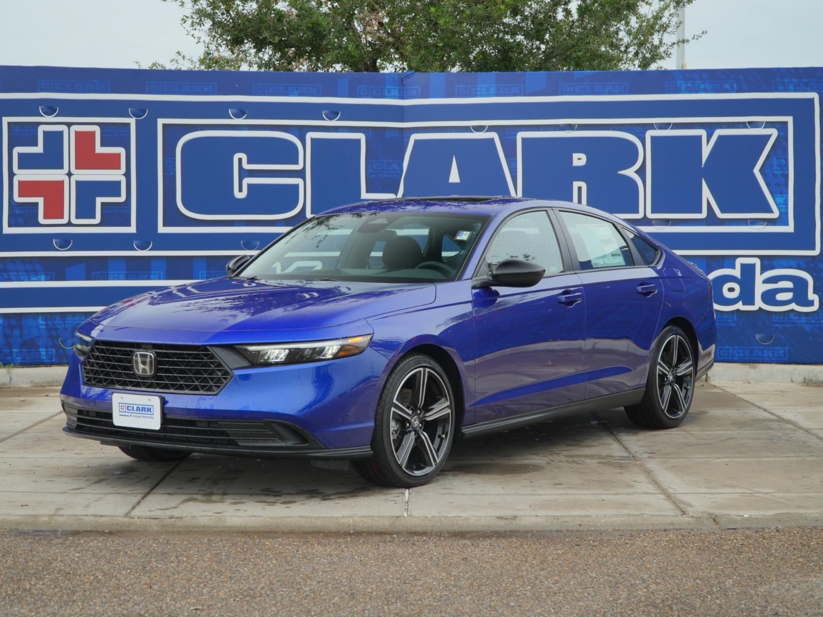 2026 Honda Accord Sport in Still Night Pearl — front three-quarter view