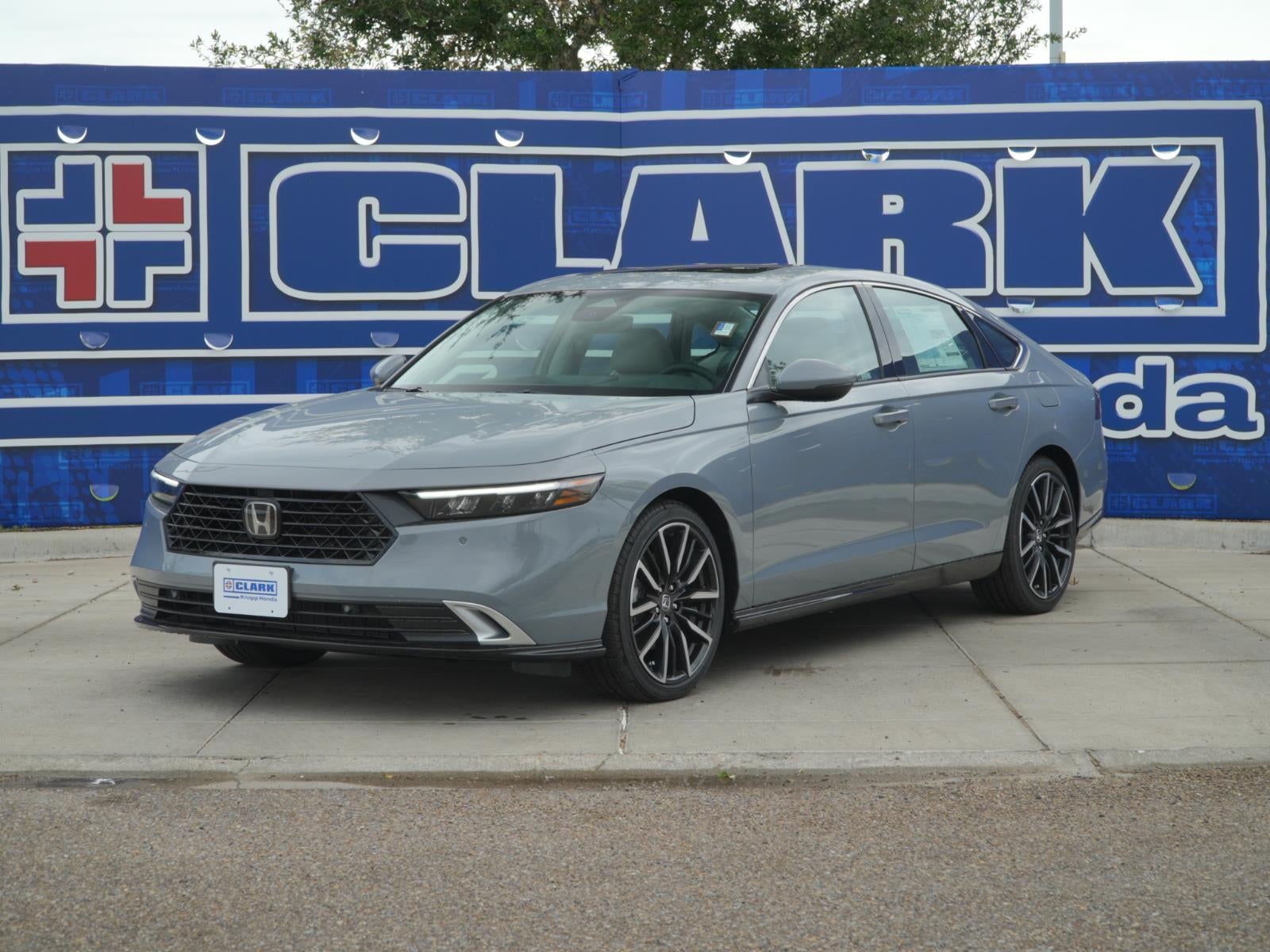 2026 Honda Accord Touring in Urban Gray Pearl — front three-quarter view